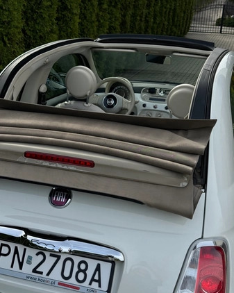 Fiat 500 cena 24300 przebieg: 126000, rok produkcji 2013 z Konin małe 596